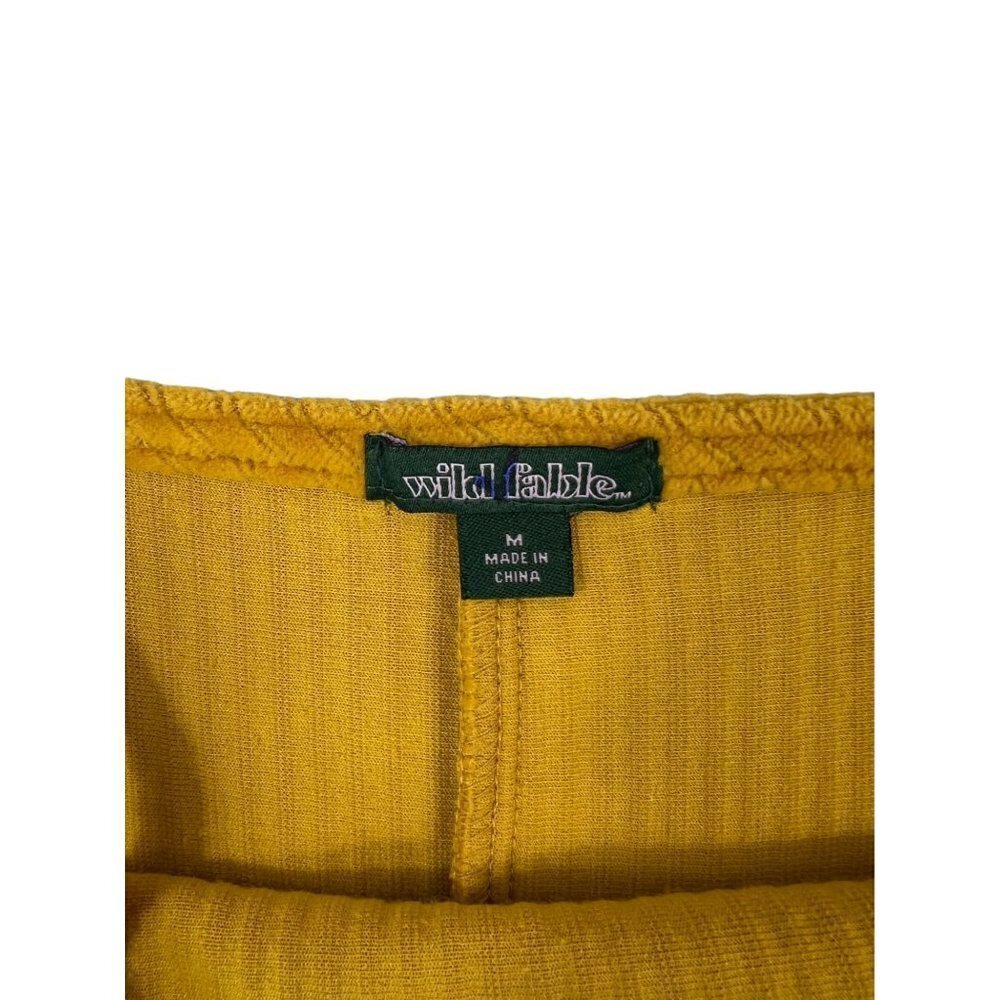 Wild Fable Women's Mustard Summer Dress - Picture 3 of 6